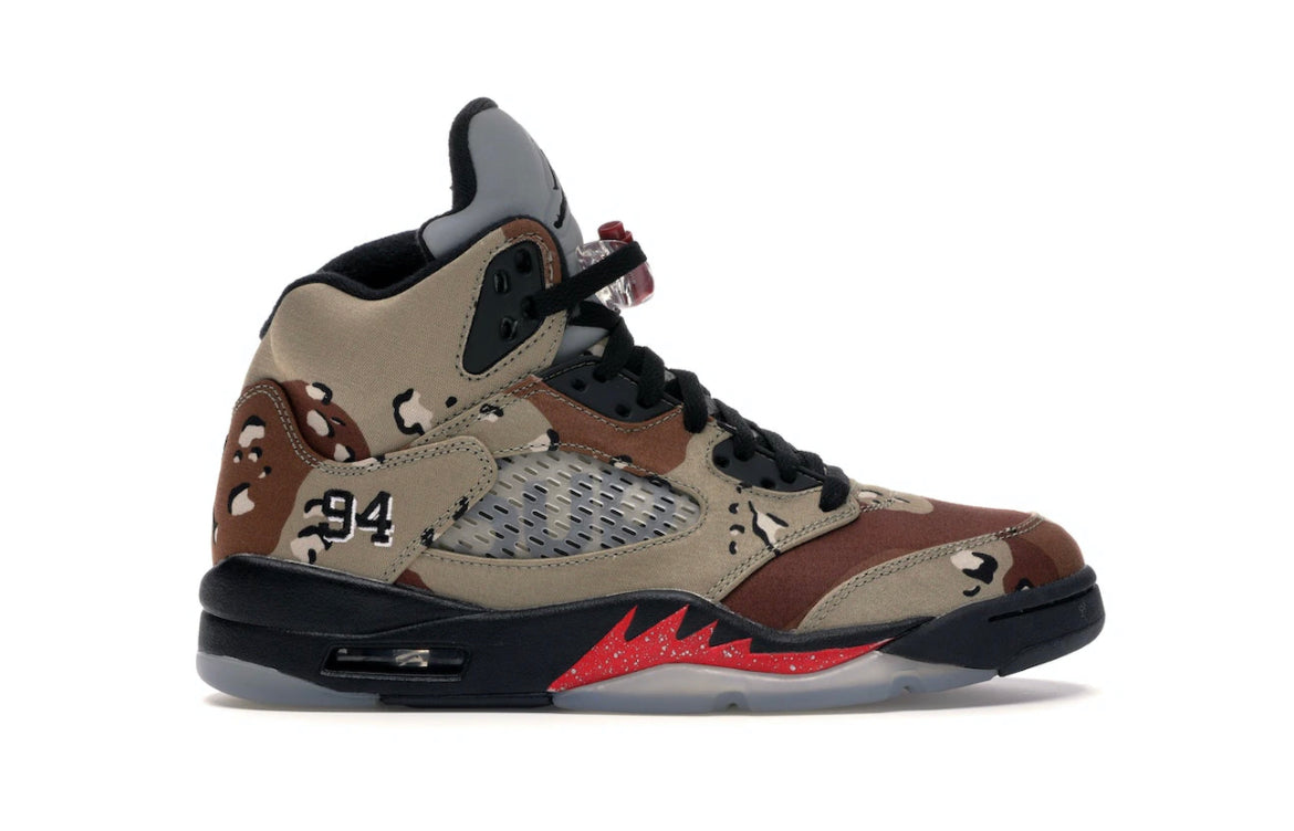 Jordan 5 Retro Supreme Desert Camo