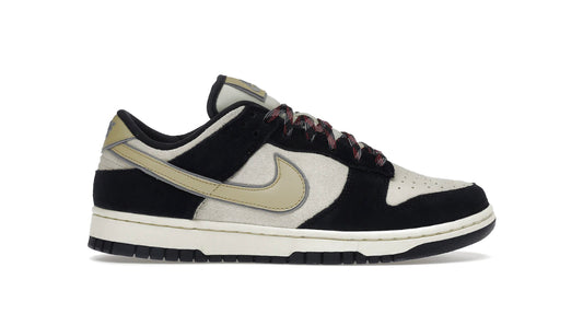 Nike Dunk Low LX Black Suede Team Gold (W)